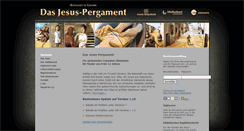 Desktop Screenshot of jesus-pergament.de